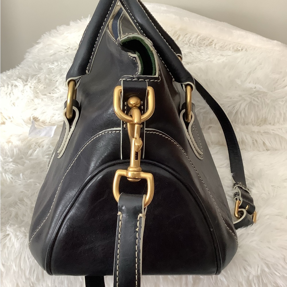 Dooney and Bourke black satchel in smooth leather - Picture 4 of 11